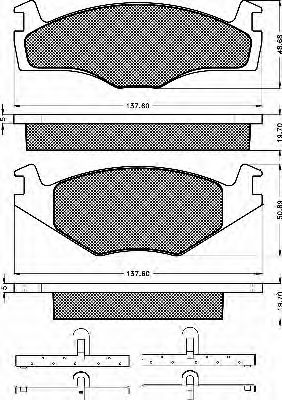BSF 10214 Тормозные колодки для VOLKSWAGEN JETTA I (Фольксваген Жэтта и) BSF 10214 Тормозные колодки для VOLKSWAGEN JETTA I (Фольксваген Жэтта и)