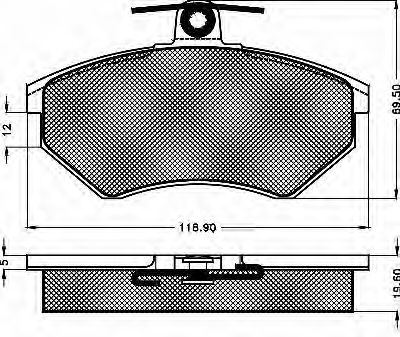 BSF 10256 Тормозные колодки для VOLKSWAGEN (Фольксваген) BSF 10256 Тормозные колодки для VOLKSWAGEN (Фольксваген)