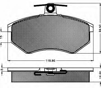 BSF 10260 Тормозные колодки для VOLKSWAGEN (Фольксваген) BSF 10260 Тормозные колодки для VOLKSWAGEN (Фольксваген)