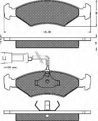 BSF 10273 Тормозные колодки для FORD FIESTA (Форд Фиэста) BSF 10273 Тормозные колодки для FORD FIESTA (Форд Фиэста)