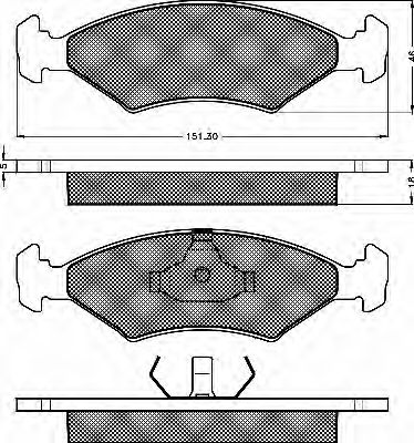 BSF 10274 Тормозные колодки для FORD FIESTA (Форд Фиэста) BSF 10274 Тормозные колодки для FORD FIESTA (Форд Фиэста)