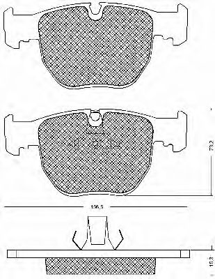 BSF 10409 Тормозные колодки для BMW (Бмв) BSF 10409 Тормозные колодки для BMW (Бмв)