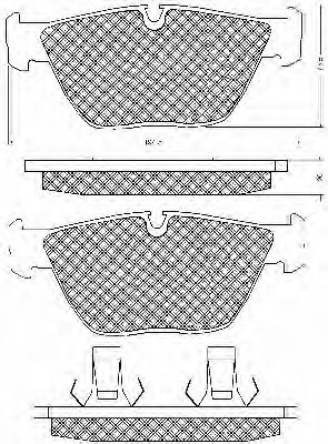 BSF 10410 Тормозные колодки для VOLKSWAGEN (Фольксваген) BSF 10410 Тормозные колодки для VOLKSWAGEN (Фольксваген)