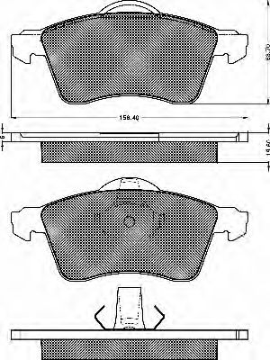 BSF 10421 Тормозные колодки для VOLKSWAGEN (Фольксваген) BSF 10421 Тормозные колодки для VOLKSWAGEN (Фольксваген)