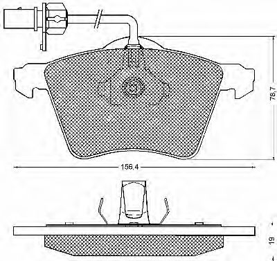 BSF 10583 Тормозные колодки для VOLKSWAGEN (Фольксваген) BSF 10583 Тормозные колодки для VOLKSWAGEN (Фольксваген)