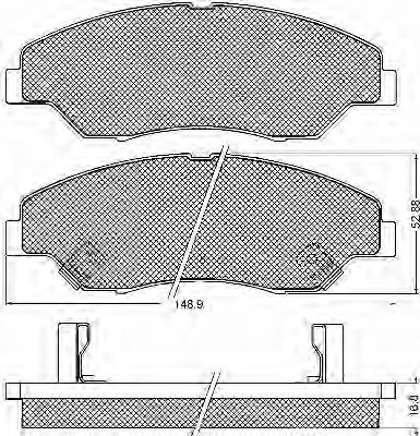 BSF 10709 Тормозные колодки для KIA SPORTAGE (Киа Спортейдж) BSF 10709 Тормозные колодки для KIA SPORTAGE (Киа Спортейдж)