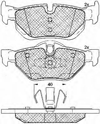 BSF 10781 Тормозные колодки для BMW (Бмв) BSF 10781 Тормозные колодки для BMW (Бмв)