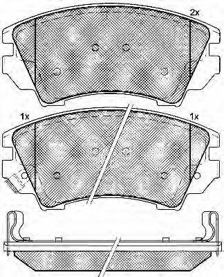BSF 10934 Тормозные колодки для OPEL (Опель) BSF 10934 Тормозные колодки для OPEL (Опель)