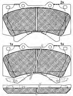 BSF 10946 Тормозные колодки для TOYOTA (FAW) LAND CRUISER 200 (Тойота/тоета (фав) Ленд крузер 200) BSF 10946 Тормозные колодки для TOYOTA (FAW) LAND CRUISER 200 (Тойота/тоета (фав) Ленд крузер 200)