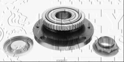 KEY PARTS KWB897 Комплект подшипника ступицы колеса для PEUGEOT (Пежо) KEY PARTS KWB897 Комплект подшипника ступицы колеса для PEUGEOT (Пежо)