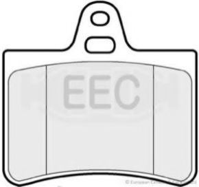 EEC BRP1233 Тормозные колодки для CITROËN C5 II (CитроËн С5 2) EEC BRP1233 Тормозные колодки для CITROËN C5 II (CитроËн С5 2)