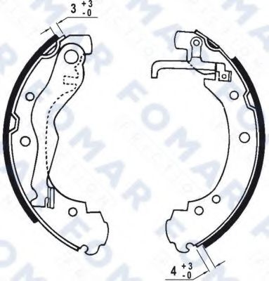 FOMAR Friction FO 0548 Тормозные колодоки для MERCEDES-BENZ SPRINTER 3,5-T (Мэрcэдэс-бэнз Спринтэр 3,5-т) FOMAR Friction FO 0548 Тормозные колодоки для MERCEDES-BENZ SPRINTER 3,5-T (Мэрcэдэс-бэнз Спринтэр 3,5-т)