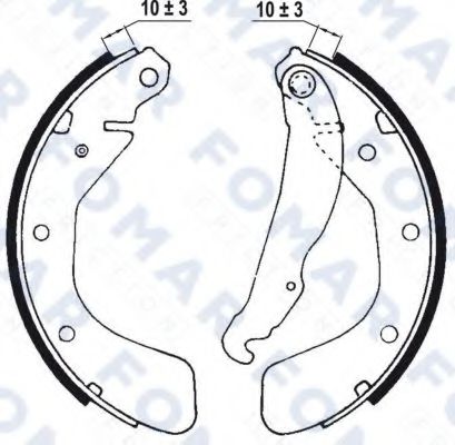 FOMAR Friction FO 0564 Тормозные колодоки для CHEVROLET EPICA (Шевроле Эпиcа) FOMAR Friction FO 0564 Тормозные колодоки для CHEVROLET EPICA (Шевроле Эпиcа)