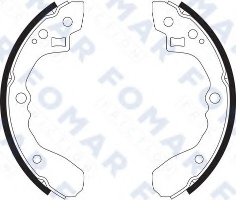 FOMAR Friction FO 9091 Тормозные колодоки для KIA FORTE (Киа Фортэ) FOMAR Friction FO 9091 Тормозные колодоки для KIA FORTE (Киа Фортэ)