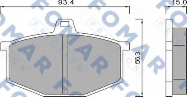 FOMAR Friction FO 424781 Тормозные колодки для RENAULT LE CAR (Рено Лэ cар) FOMAR Friction FO 424781 Тормозные колодки для RENAULT LE CAR (Рено Лэ cар)