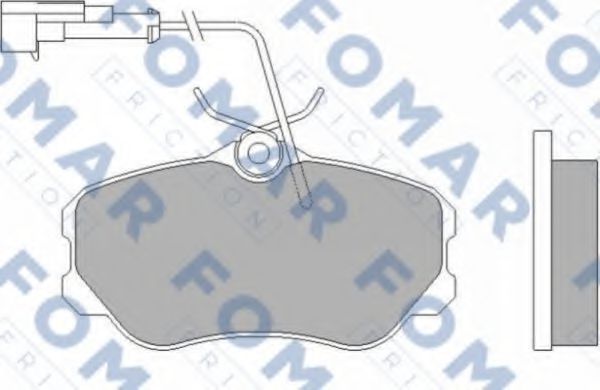FOMAR Friction FO 455881 Тормозные колодки для ALFA-ROMEO (Алфа-ромэо)