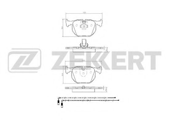 ZEKKERT BS-1137 Тормозные колодки для BMW (Бмв) ZEKKERT BS-1137 Тормозные колодки для BMW (Бмв)