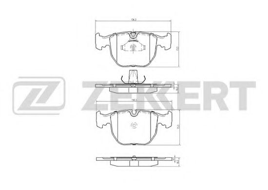 ZEKKERT BS-1150 Тормозные колодки для BMW (Бмв) ZEKKERT BS-1150 Тормозные колодки для BMW (Бмв)
