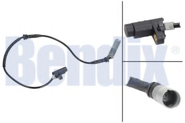 BENDIX 058000B Датчик, частота вращения колеса для BMW 7 (Бмв 7) BENDIX 058000B Датчик, частота вращения колеса для BMW 7 (Бмв 7)