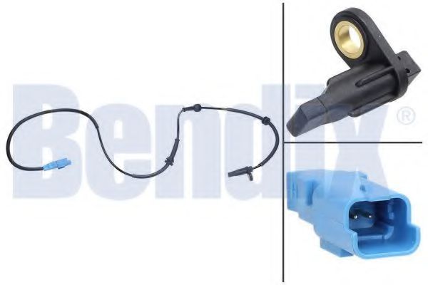 BENDIX 058127B Датчик, частота вращения колеса для CITROëN (Cитроëн) BENDIX 058127B Датчик, частота вращения колеса для CITROëN (Cитроëн)