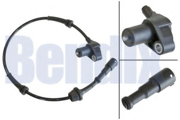 BENDIX 058169B Датчик, частота вращения колеса для VOLKSWAGEN T4 MULTIVAN (Фольксваген Т4 мултиvан) BENDIX 058169B Датчик, частота вращения колеса для VOLKSWAGEN T4 MULTIVAN (Фольксваген Т4 мултиvан)
