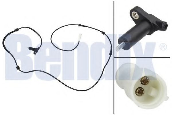 BENDIX 058193B Датчик, частота вращения колеса для CITROËN JUMPER (CитроËн Жумпэр) BENDIX 058193B Датчик, частота вращения колеса для CITROËN JUMPER (CитроËн Жумпэр)