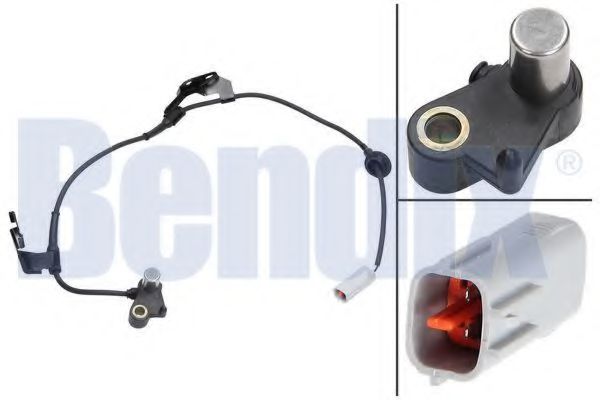 BENDIX 058221B Датчик, частота вращения колеса для MAZDA (Мазда) BENDIX 058221B Датчик, частота вращения колеса для MAZDA (Мазда)