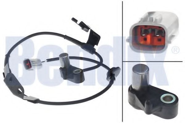 BENDIX 058222B Датчик, частота вращения колеса для MAZDA (Мазда) BENDIX 058222B Датчик, частота вращения колеса для MAZDA (Мазда)