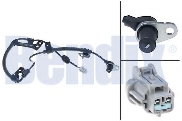 BENDIX 058235B Датчик, частота вращения колеса для NISSAN PRIMERA (Ниссан Примера) BENDIX 058235B Датчик, частота вращения колеса для NISSAN PRIMERA (Ниссан Примера)