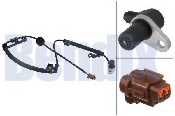BENDIX 058236B Датчик, частота вращения колеса для NISSAN PRIMERA (Ниссан Примера) BENDIX 058236B Датчик, частота вращения колеса для NISSAN PRIMERA (Ниссан Примера)