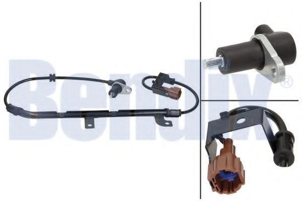 BENDIX 058238B Датчик, частота вращения колеса для NISSAN PRIMERA (Ниссан Примера) BENDIX 058238B Датчик, частота вращения колеса для NISSAN PRIMERA (Ниссан Примера)