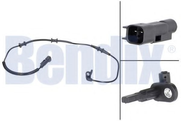 BENDIX 058324B Датчик, частота вращения колеса для OPEL (Опель) BENDIX 058324B Датчик, частота вращения колеса для OPEL (Опель)