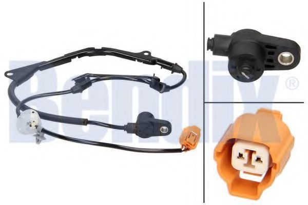 BENDIX 058337B Датчик, частота вращения колеса для HONDA ACCORD VII (Хонда Аккорд 7) BENDIX 058337B Датчик, частота вращения колеса для HONDA ACCORD VII (Хонда Аккорд 7)