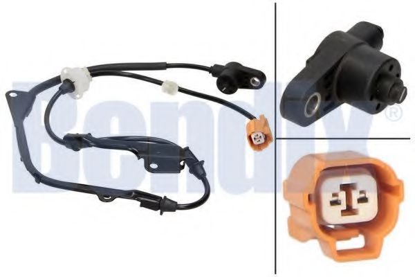 BENDIX 058341B Датчик, частота вращения колеса для HONDA ACCORD VII (Хонда Аккорд 7) BENDIX 058341B Датчик, частота вращения колеса для HONDA ACCORD VII (Хонда Аккорд 7)