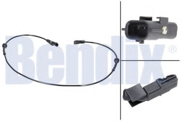 BENDIX 058391B Датчик, частота вращения колеса для RENAULT (Рено) BENDIX 058391B Датчик, частота вращения колеса для RENAULT (Рено)
