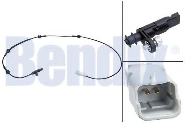 BENDIX 058427B Датчик, частота вращения колеса для PEUGEOT 407 (Пежо 407) BENDIX 058427B Датчик, частота вращения колеса для PEUGEOT 407 (Пежо 407)