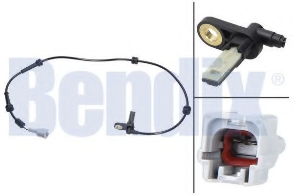 BENDIX 058520B Датчик, частота вращения колеса для NISSAN (Ниссан) BENDIX 058520B Датчик, частота вращения колеса для NISSAN (Ниссан)