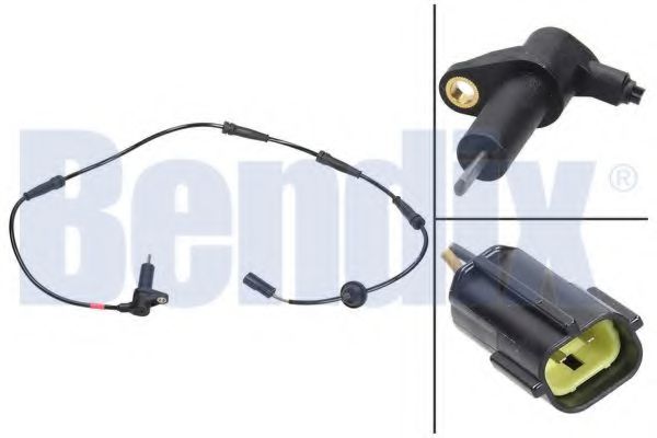BENDIX 058621B Датчик, частота вращения колеса для KIA RETONA (Киа Рэтона) BENDIX 058621B Датчик, частота вращения колеса для KIA RETONA (Киа Рэтона)