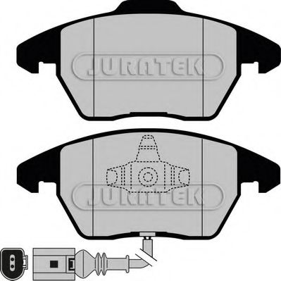 JURATEK JCP1641 Тормозные колодки для AUDI TT (Ауди Тт) JURATEK JCP1641 Тормозные колодки для AUDI TT (Ауди Тт)