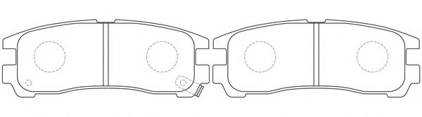 FIT FP0383 Тормозные колодки для PROTON PERDANA (Протон Пэрдана) FIT FP0383 Тормозные колодки для PROTON PERDANA (Протон Пэрдана)