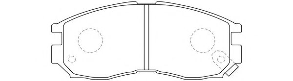 FIT FP0484 Тормозные колодки для PROTON PERDANA (Протон Пэрдана) FIT FP0484 Тормозные колодки для PROTON PERDANA (Протон Пэрдана)