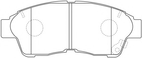 FIT FP0562 Тормозные колодки для TOYOTA CALDINA (Тойота/тоета Cалдина) FIT FP0562 Тормозные колодки для TOYOTA CALDINA (Тойота/тоета Cалдина)