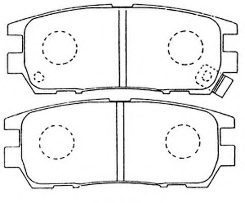FIT FP0567 Тормозные колодки для MITSUBISHI PAJERO/SHOGUN (Митсубиши/митсубиси Пажэро/шогун) FIT FP0567 Тормозные колодки для MITSUBISHI PAJERO/SHOGUN (Митсубиши/митсубиси Пажэро/шогун)