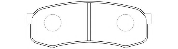 FIT FP0606 Тормозные колодки для TOYOTA (FAW) PRADO (Тойота/тоета (фав) Прадо) FIT FP0606 Тормозные колодки для TOYOTA (FAW) PRADO (Тойота/тоета (фав) Прадо)