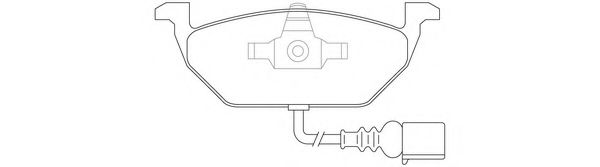 FIT FP0768E Тормозные колодки для VOLKSWAGEN (Фольксваген) FIT FP0768E Тормозные колодки для VOLKSWAGEN (Фольксваген)
