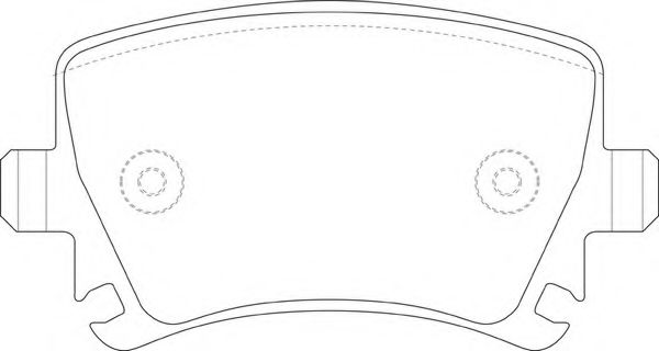 FIT FP1108 Тормозные колодки для AUDI TT (Ауди Тт) FIT FP1108 Тормозные колодки для AUDI TT (Ауди Тт)