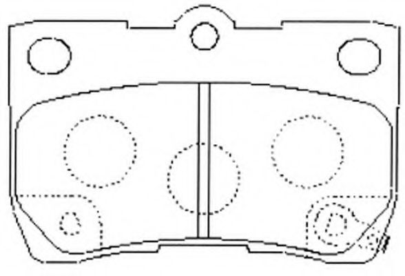 FIT FP1113 Тормозные колодки для LEXUS GS (Лексус Джи с) FIT FP1113 Тормозные колодки для LEXUS GS (Лексус Джи с)