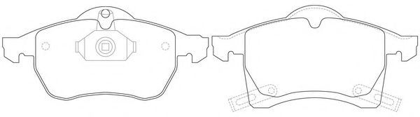 FIT FP1141 Тормозные колодки для CHEVROLET VIVA (Шевроле Vиvа) FIT FP1141 Тормозные колодки для CHEVROLET VIVA (Шевроле Vиvа)