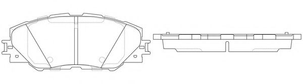 FIT FP1211 Тормозные колодки для TOYOTA (Тойота/тоета) FIT FP1211 Тормозные колодки для TOYOTA (Тойота/тоета)
