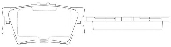 FIT FP1212 Тормозные колодки для TOYOTA (Тойота/тоета) FIT FP1212 Тормозные колодки для TOYOTA (Тойота/тоета)
